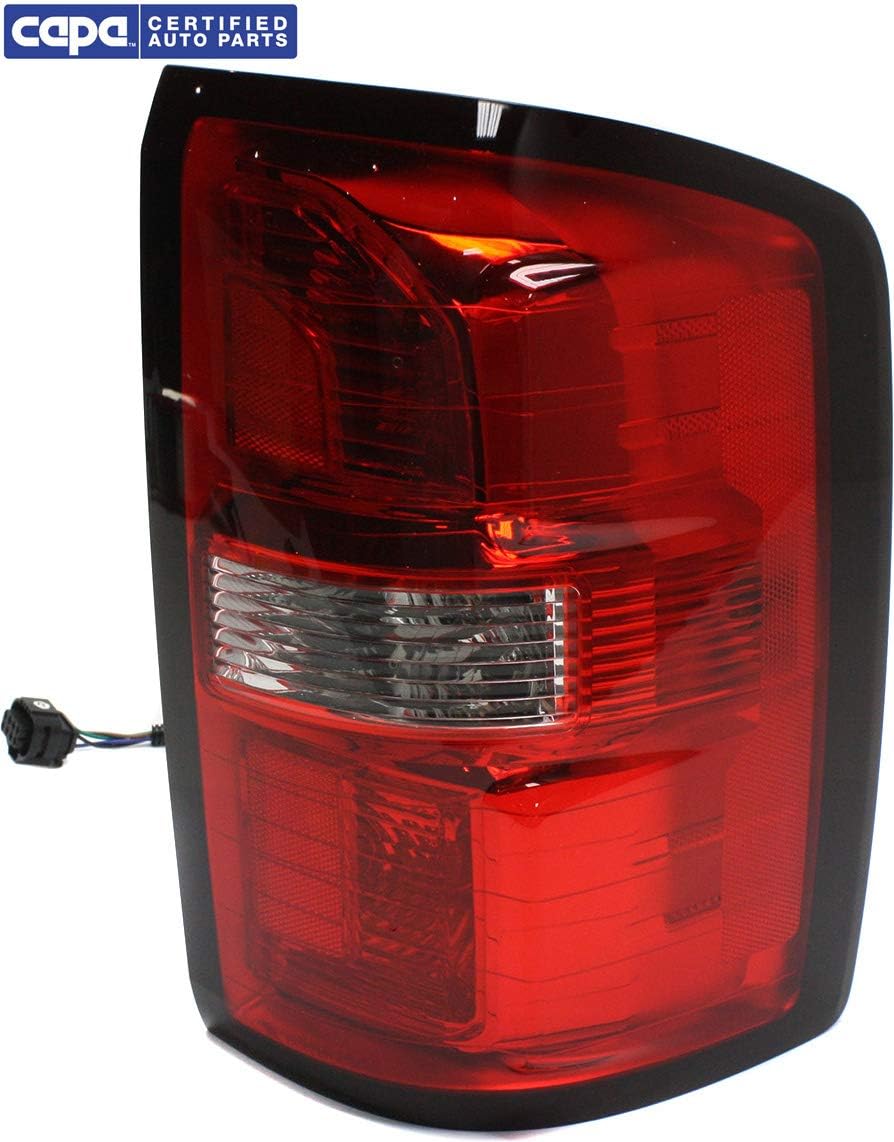 Tail Light Assembly Compatible with 2014-2015 GMC Sierra 1500/2015 GMC Sierra 2500 HD 3500 HD Passenger Side F54275