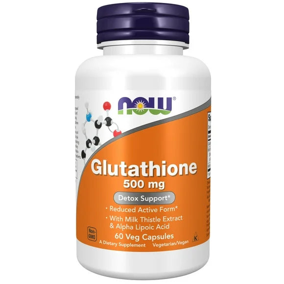 Glutathione 500 mg with Milk Thistle Extract & Alpha Lipoic Acid, 60 Veg Capsules G20382