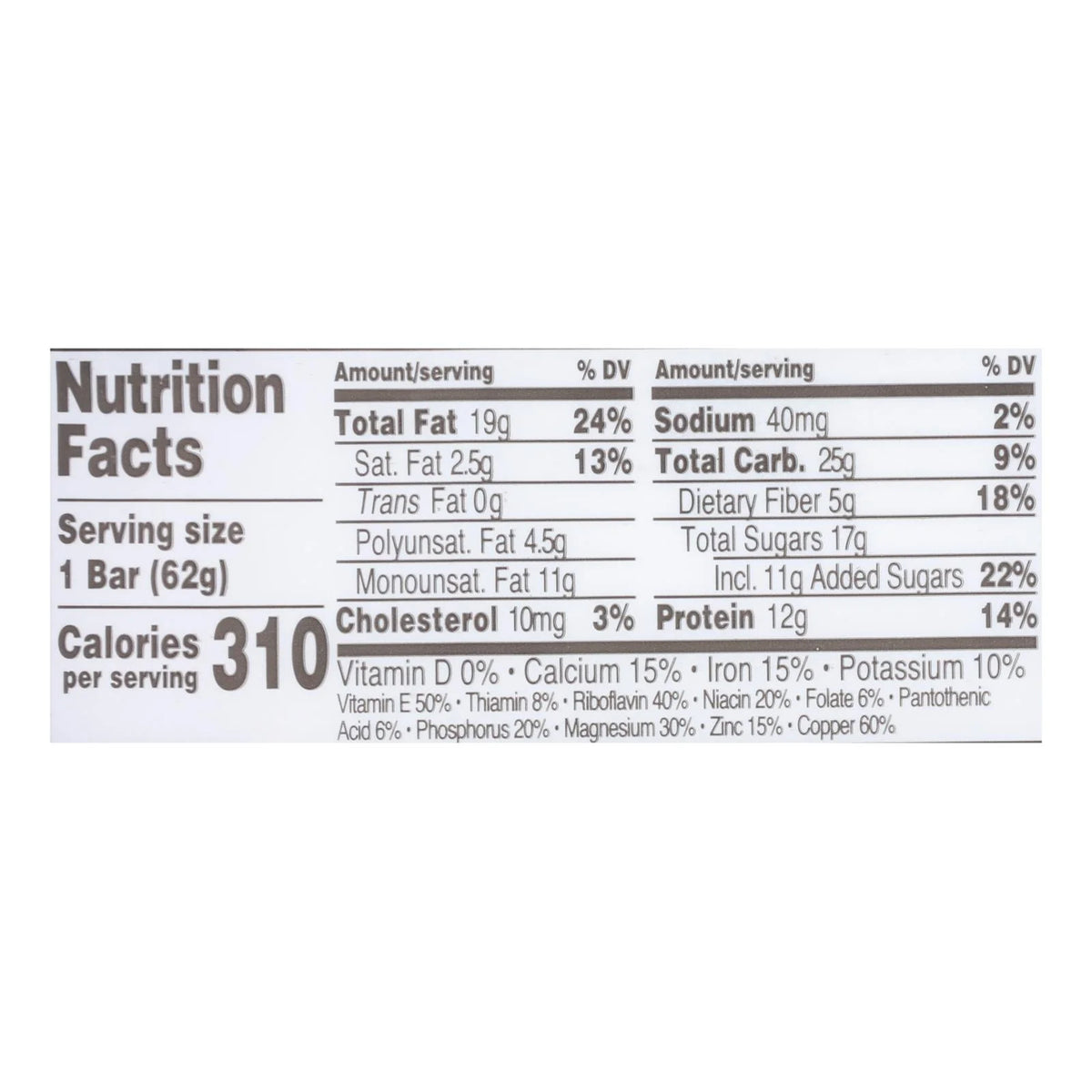 Dark Chocolate Almond Bar Case of 8 J479
