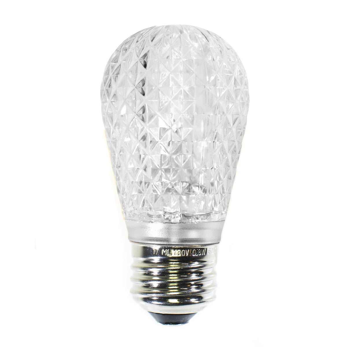 250 Faceted Cool White LED Festive Bulbs C110759