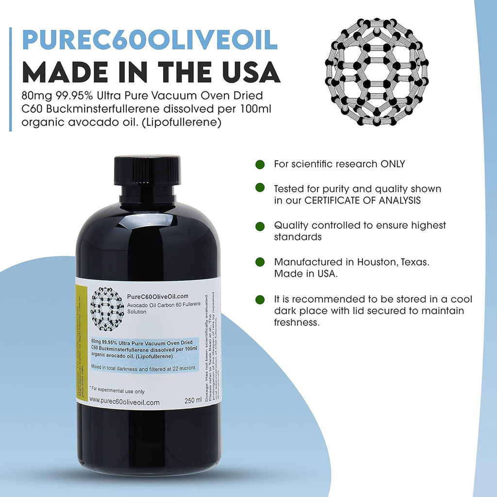 C60 Avocado Oil 250ml / 8.5 Fl Oz F773