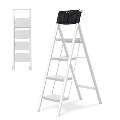 2 Step Folding Steel Step Ladder 330 Lbs Black C77676