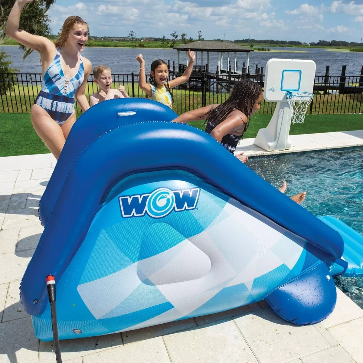 Inflatable Pool Slide with Sprinkler S32966
