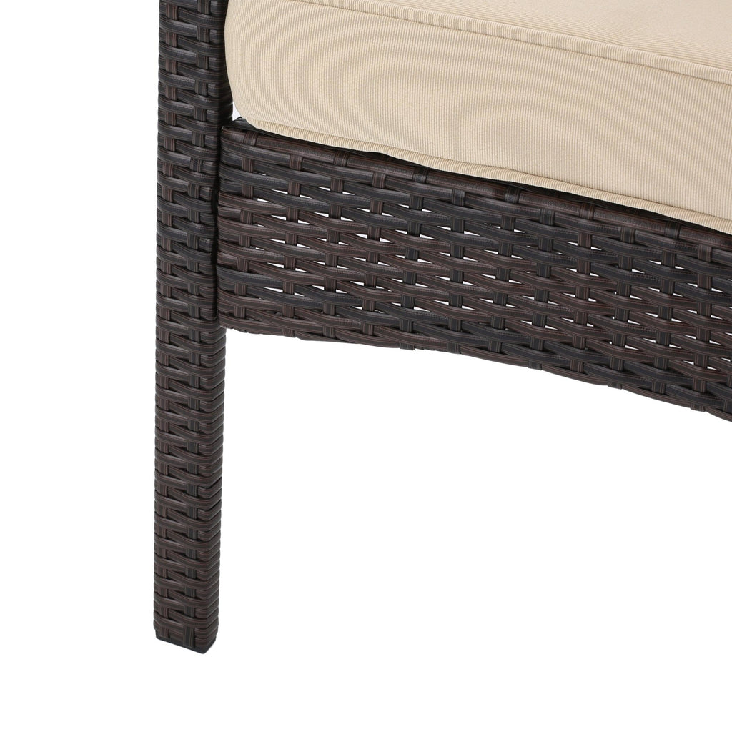 Brown 4pc Wicker Chat Set P196