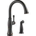 Single Handle Kitchen Faucet with Spray Venetian Bronze K3147