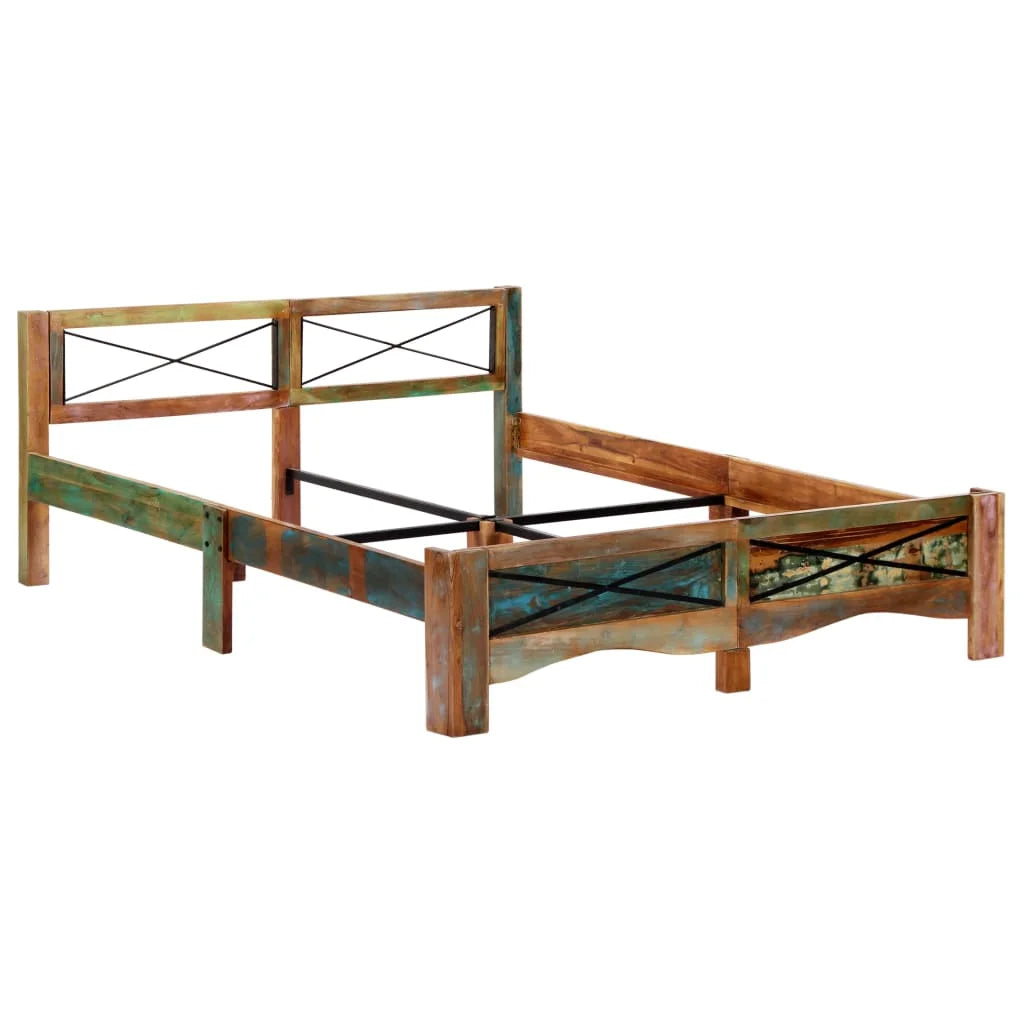 Solid Reclaimed Wood Bed Frame 63"x78.7" B3921