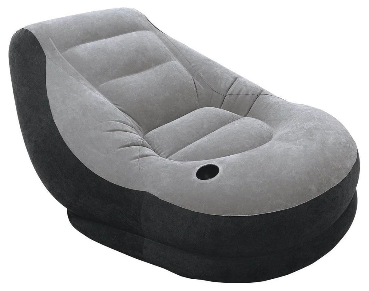 Inflatable Corner Sectional Sofa & Lounge Chair and Ottoman Set W363