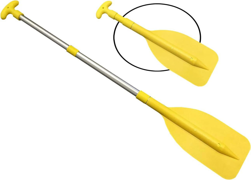 Yellow Telescopic Aluminum Mini Oar Paddle V572