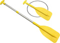 Yellow Telescopic Aluminum Mini Oar Paddle V572