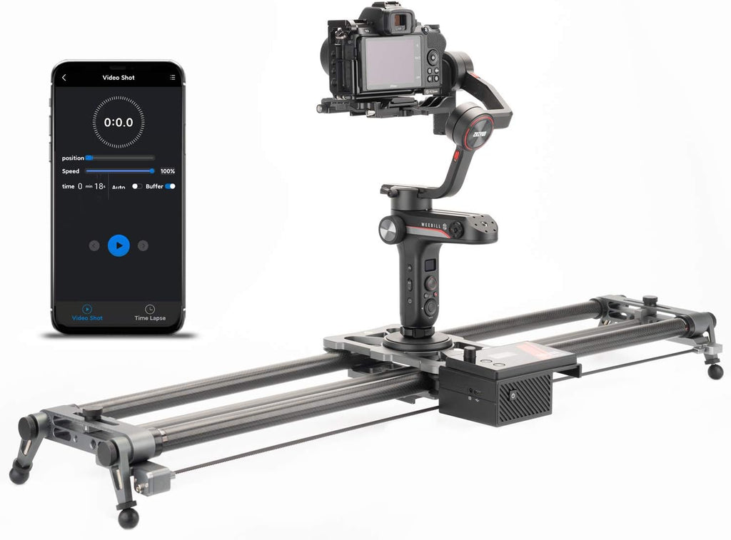 Motorized Camera Slider 60cm Carbon Fiber with APP Control M741