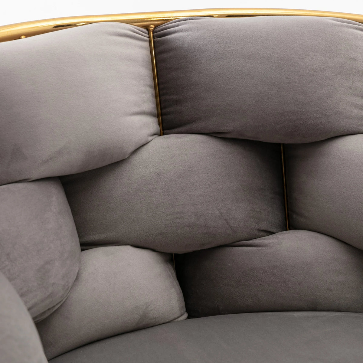 Gray Velvet Chair E816