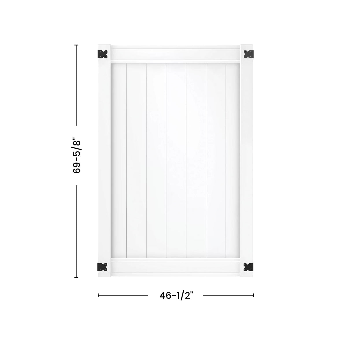 Vinyl Privacy Fence Gate P151856