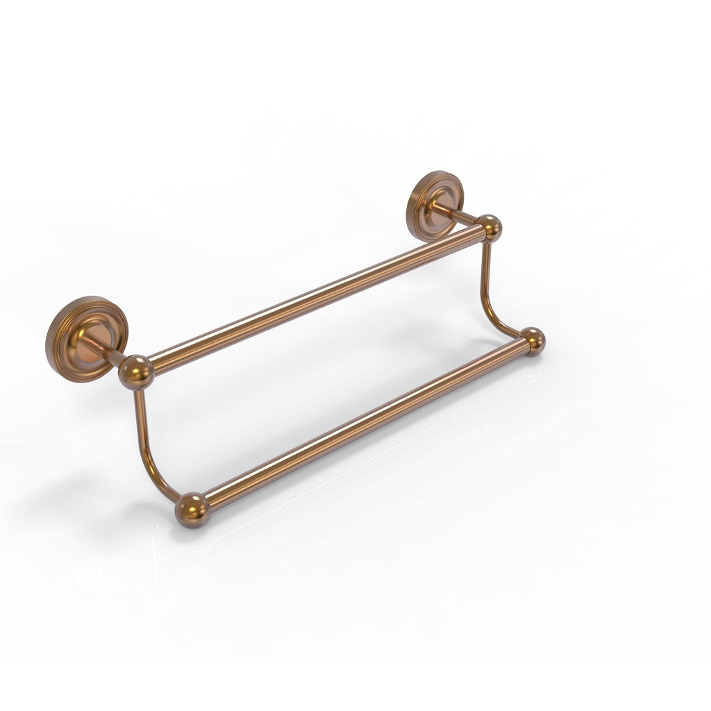 Antique Copper 36 inch Double Towel Bar Q2713