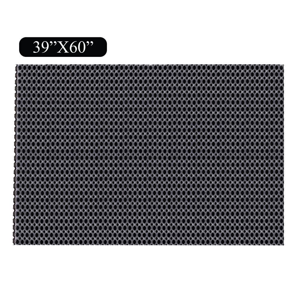 Octagonal 100% Rubber Hollow Mat Z8706