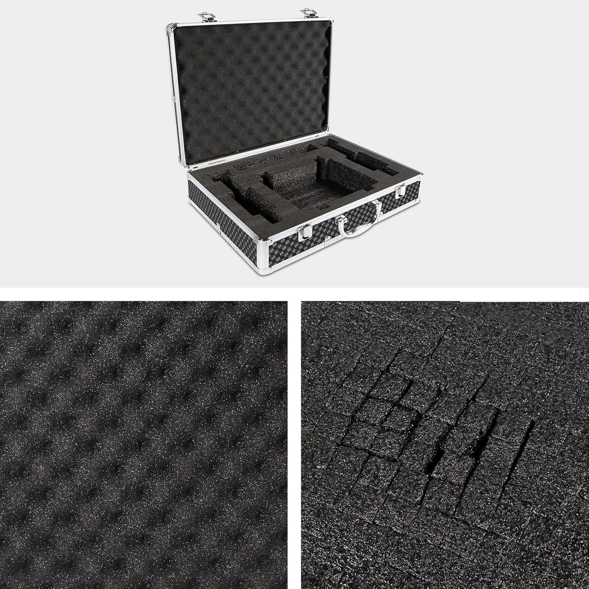 Medium Size Carrying Case with Pre-Diced Foam, Pack of 2 R2553