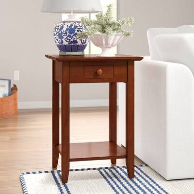 Cherry End Table D7378