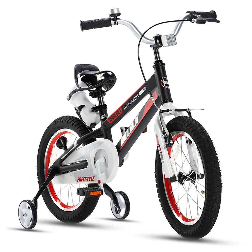 Red Kids Bike with Training Wheels Y4017