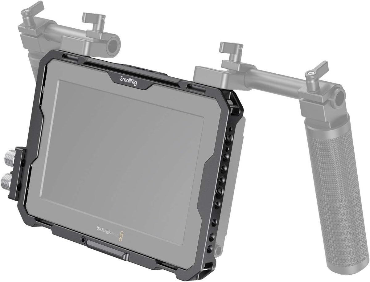Cage with Sun Hood and HDMI Clamp for Blackmagic Design Video Assist 7 X45996