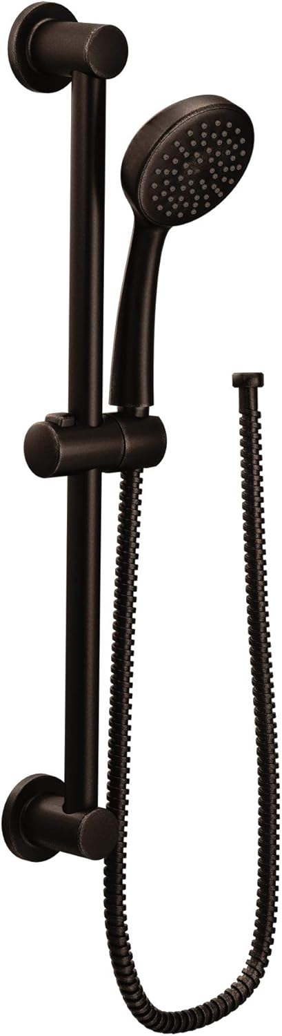 Chrome Handheld Shower with 24-Inch Slide Bar and 59-Inch Hose Z993