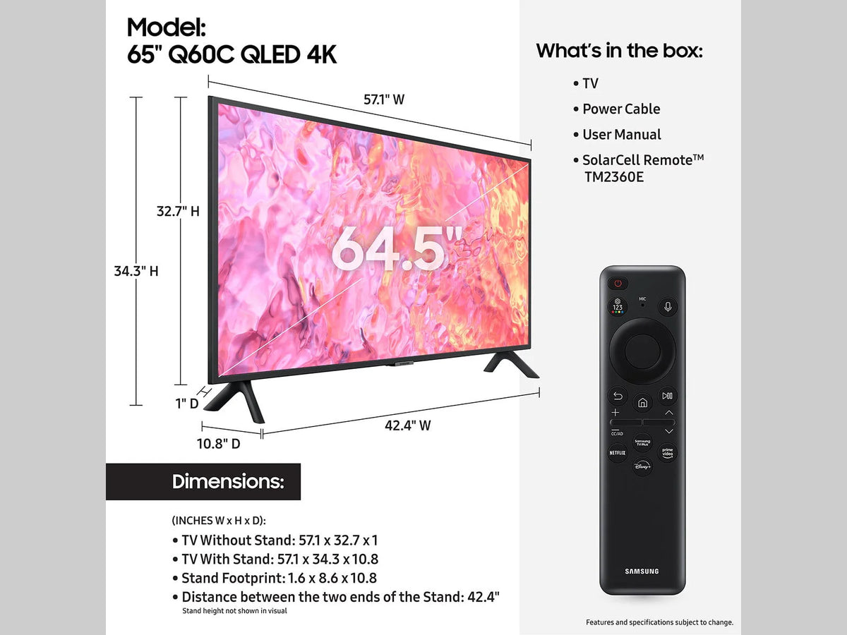 65” QLED 4K Smart TV L5292