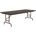 Adjustable Height Folding Table in Walnut V109