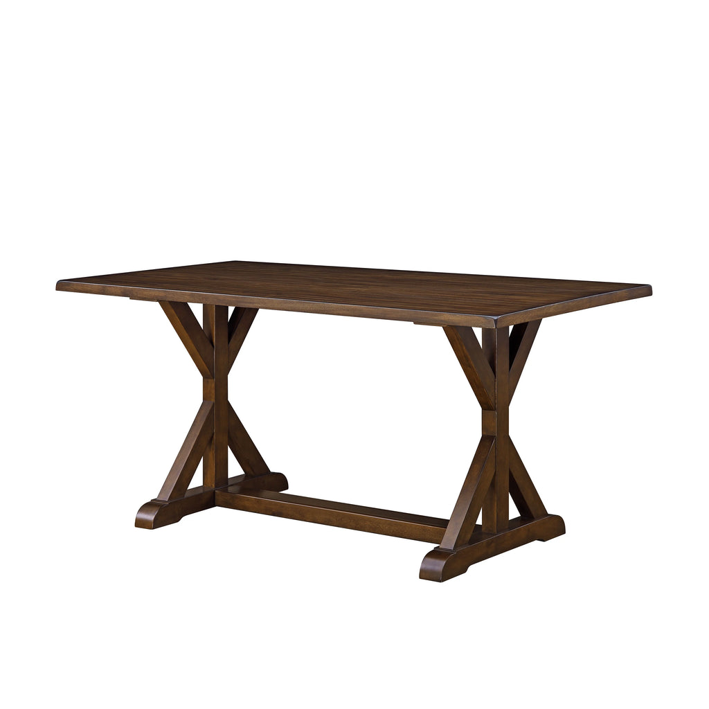 Dark Brown Modern Farmhouse Dining Table H944643