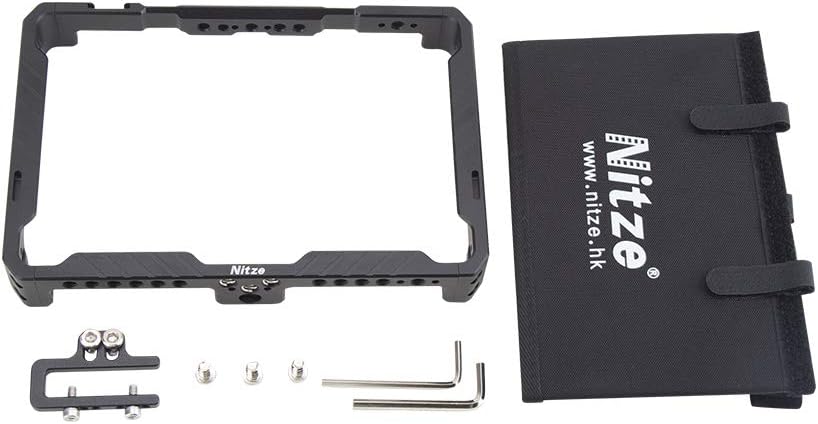 Cage with Sunhood Built-in NATO Rails for Monitor U3686