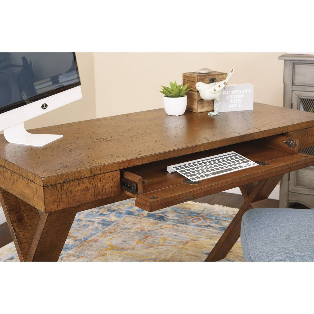 Distressed Brown Desk V724