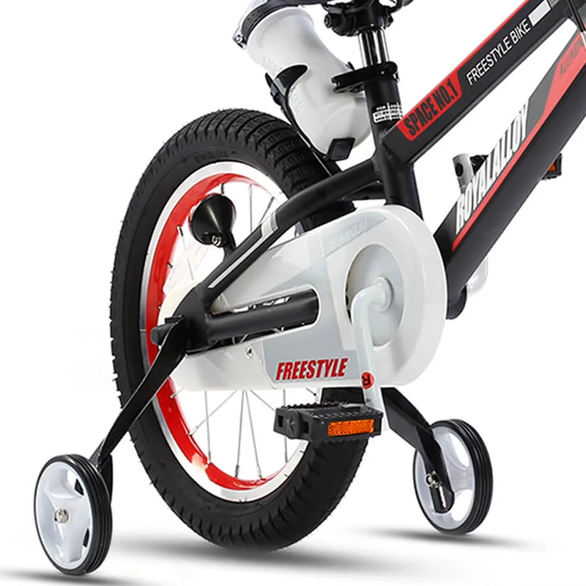 Red Kids Bike with Training Wheels Y4017
