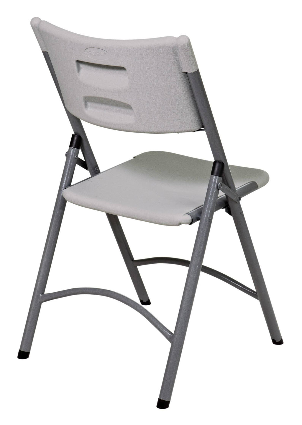 White/Grey Plastic Resin Chair 4 Pack O854