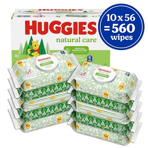 Unscented Hypoallergenic Baby Wipes, 768 Wipes Total N164