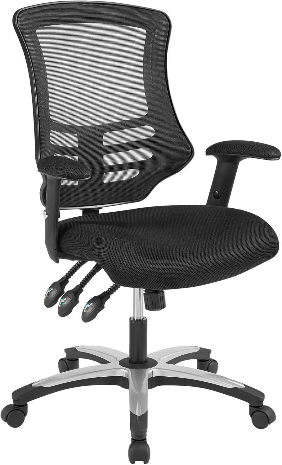 Black Mesh Adjustable Computer Desk Office Chair K469804