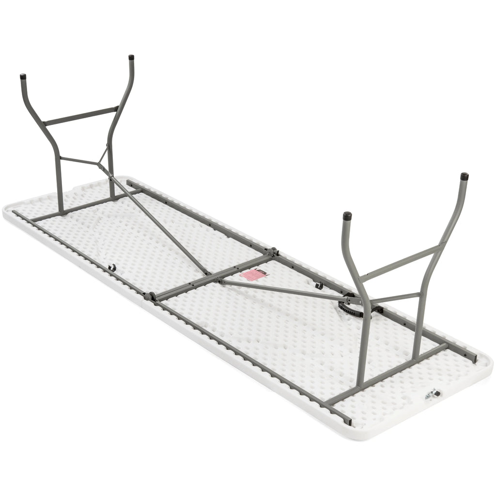 8'X30" Rhinolite Plastic Half Folding Banquet Table U714