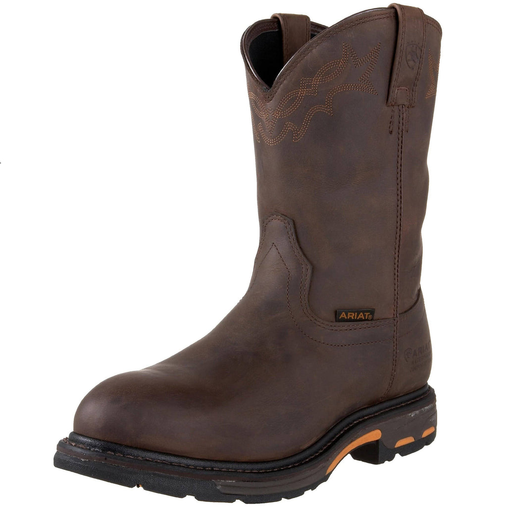 Brown Pull-On Work Boots I980
