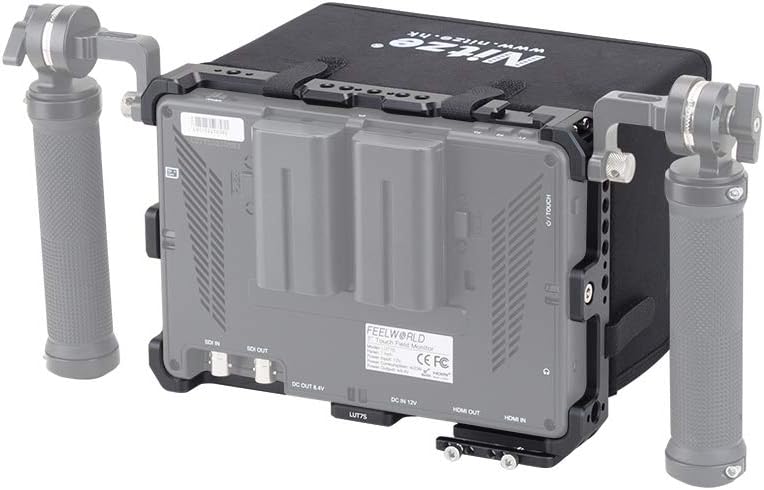 Cage with Sunhood Built-in NATO Rails for Monitor U3686