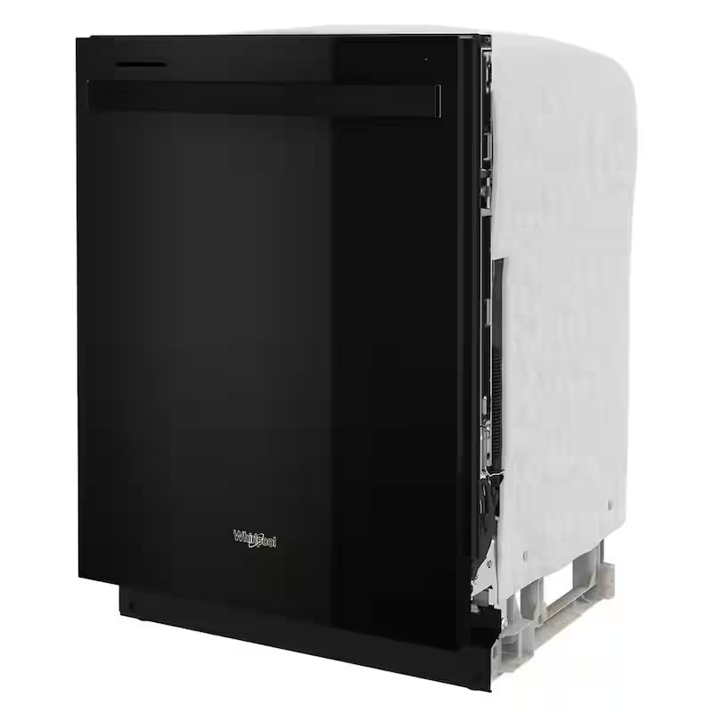 Black Built-In Dishwasher with Third Level Rack J542