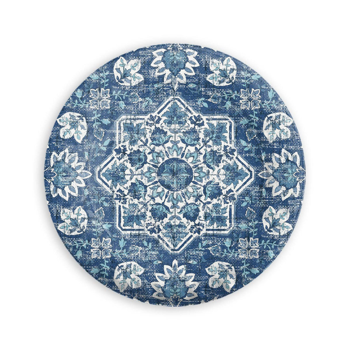 Atlantic Blue Medallion Salad Plate Melamine - Set of 6 N44274