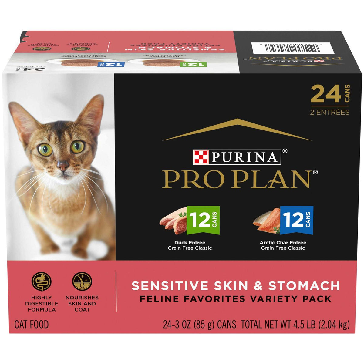 Sensitive Skin & Stomach Wet Cat Food Variety Pack L491467