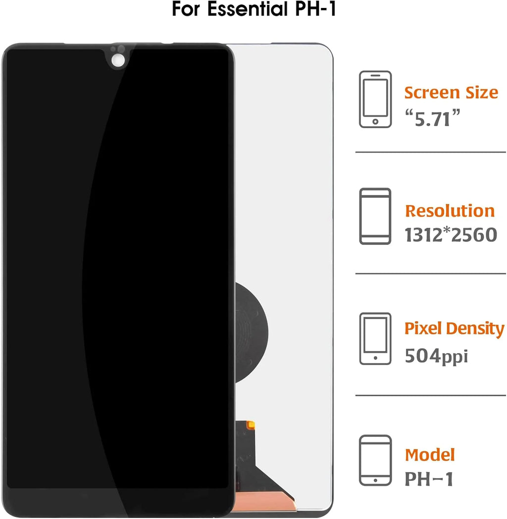 Black 5.7 Inch LCD Display Screen Replacement with Tools G306