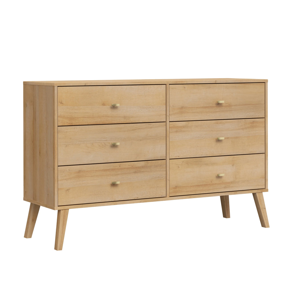6 Drawer Wooden Dresser W641782