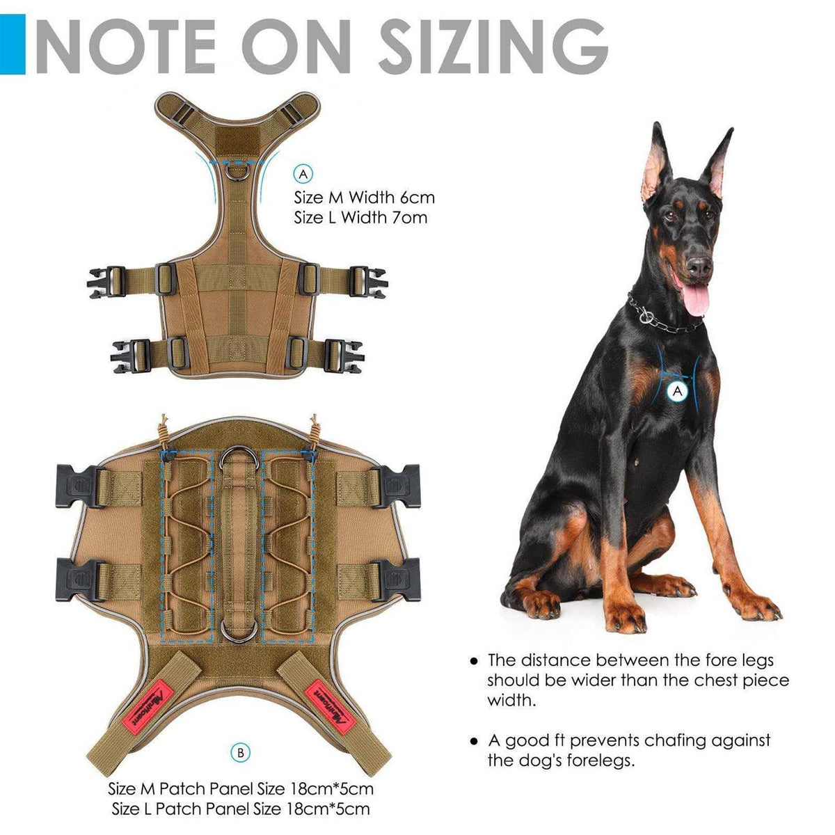 Tactical Dog Harness Reflective No Pull with Handle Z277827