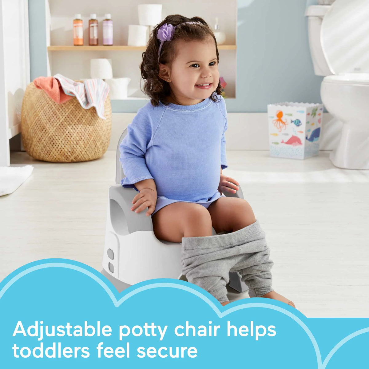 Adjustable Toddler Training Toilet with Removable Bowl B951