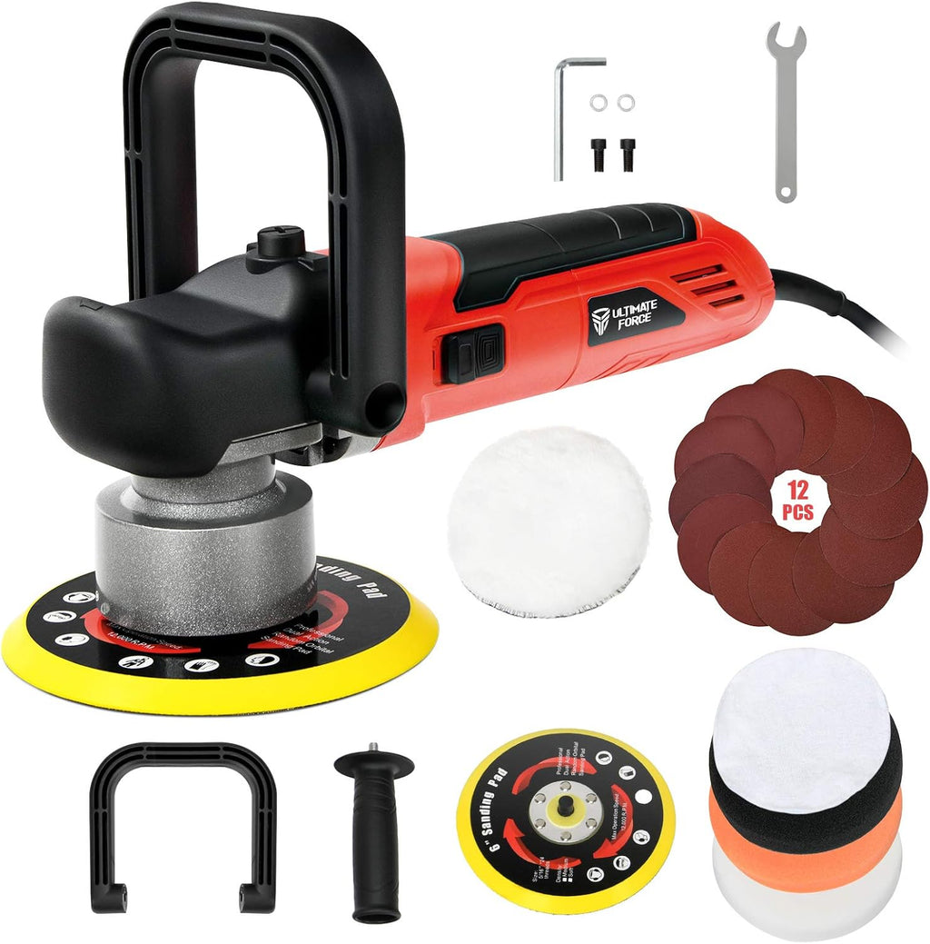 6 Inches Dual Action Random Orbital Polisher Pack of 2 Z89384