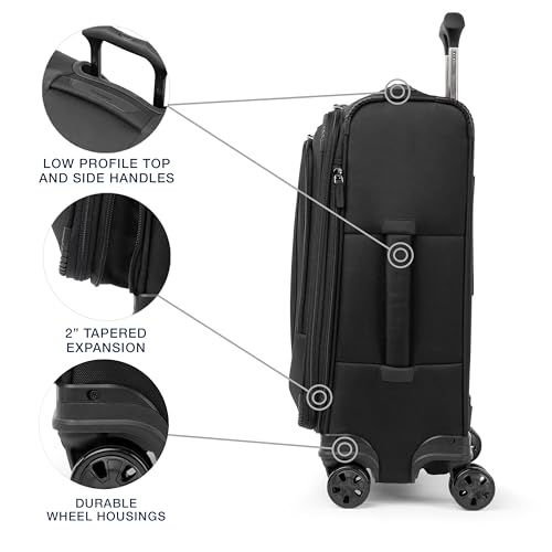 Lightweight Softside Expandable 8 Wheel Spinner Suitcase 29-Inch P645