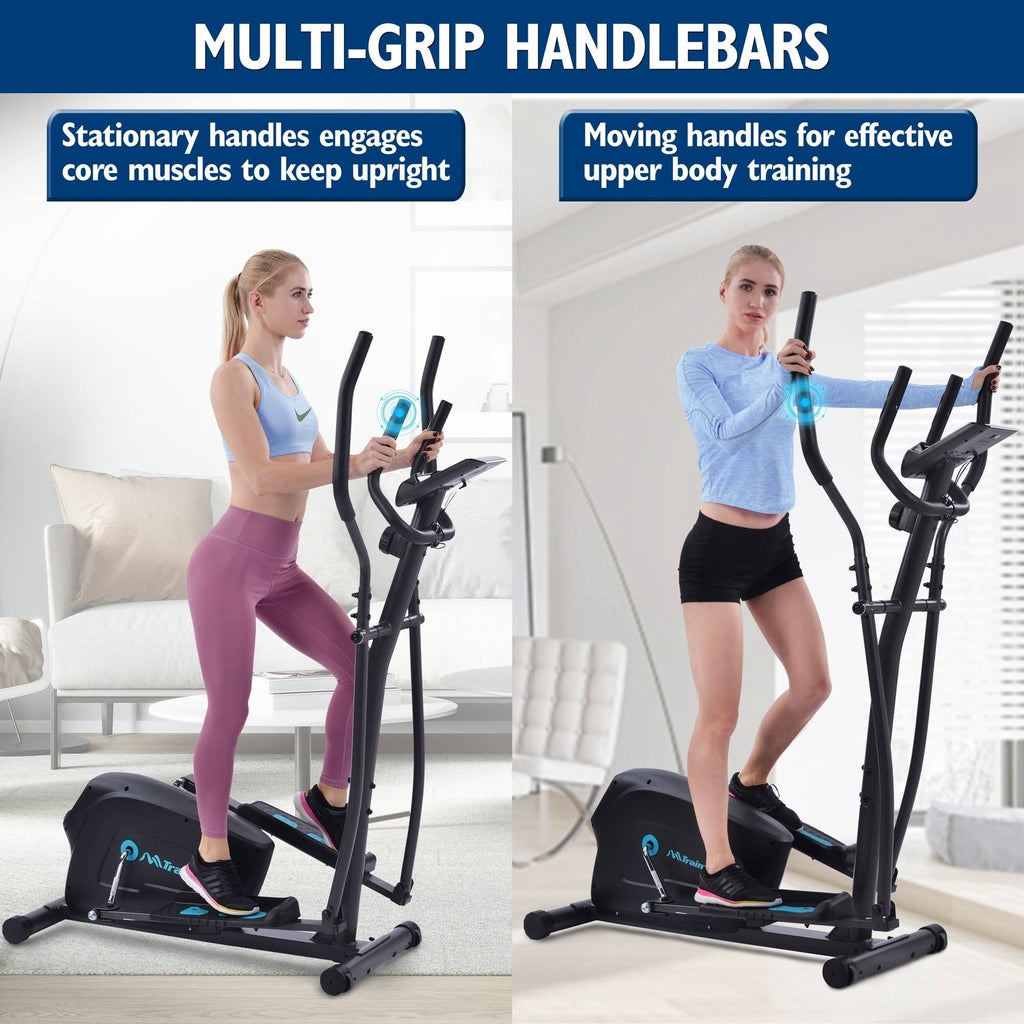 Elliptical Trainer Machine Upright Exercise Bike with 8-Level Magnetic Resistance S52561