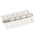 2 1/2x22 Single Full Swaged Butt Cabinet Door Hinge in Bright White U4207