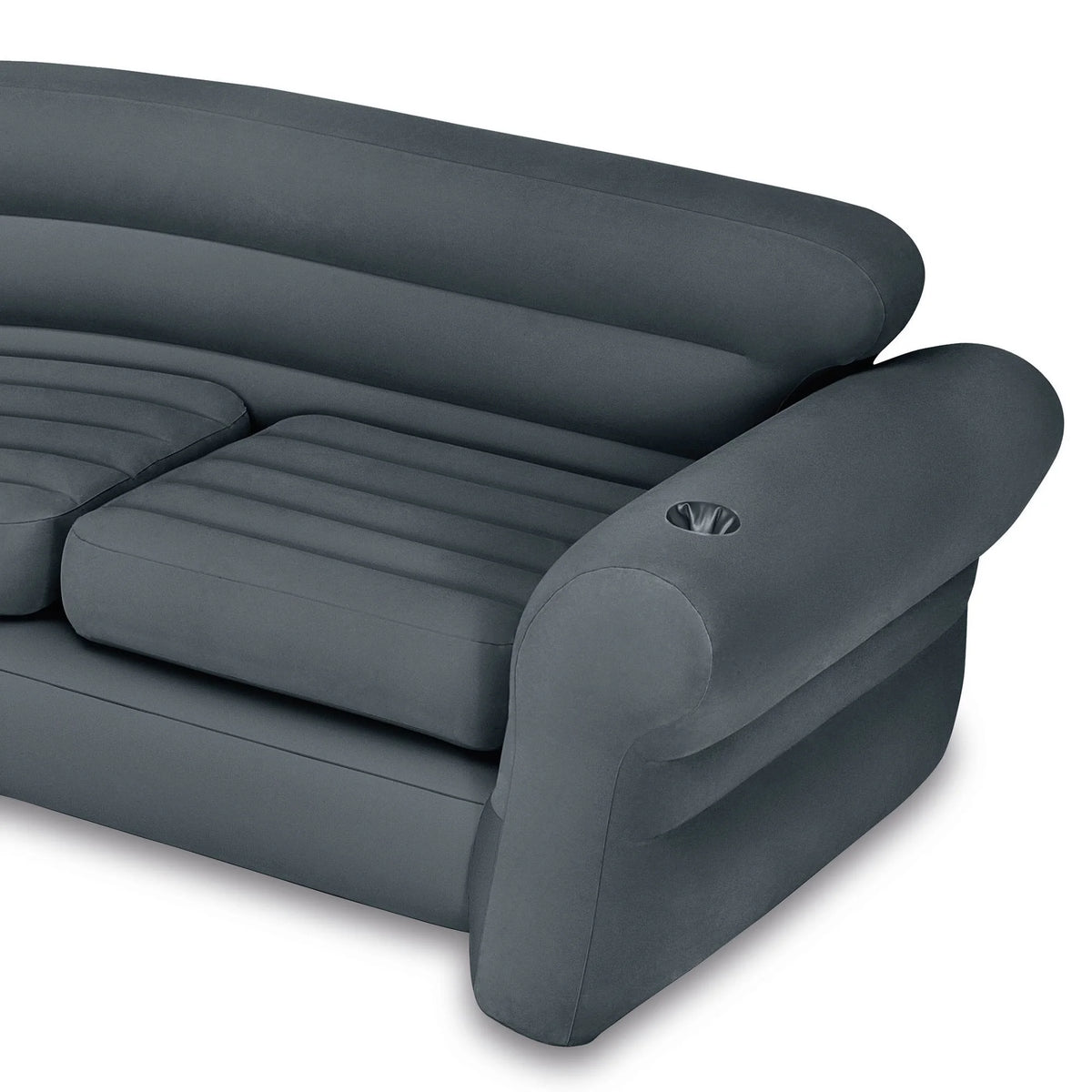 Inflatable Corner Sectional Sofa & Lounge Chair and Ottoman Set W363