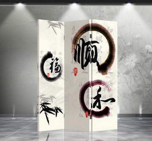 Double Sided Canvas Room Divider J638