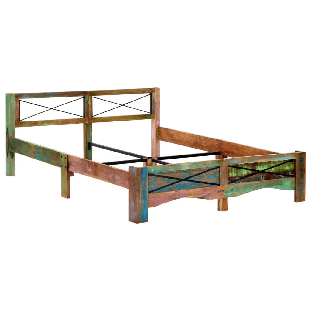 Solid Reclaimed Wood Bed Frame 63"x78.7" B3921