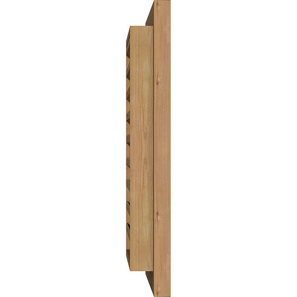 Unfinished Vertical Gable Vent W6805